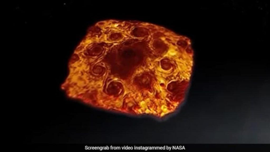 Virus: la NASA comparte un video de la tormenta "Pepperoni" en Júpiter (ver)