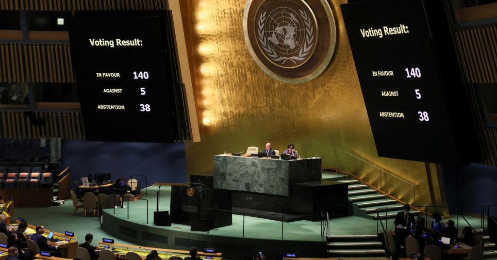 La Asamblea General de Naciones Unidas vuelve a aislar a Rusia por abrumadora mayoría sobre Ucrania