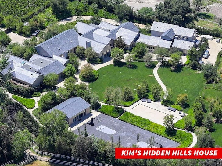 La casa de las colinas escondidas de Kim Kardashian