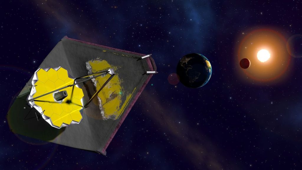 El telescopio espacial James Webb refleja la temperatura del espacio frío a profundo