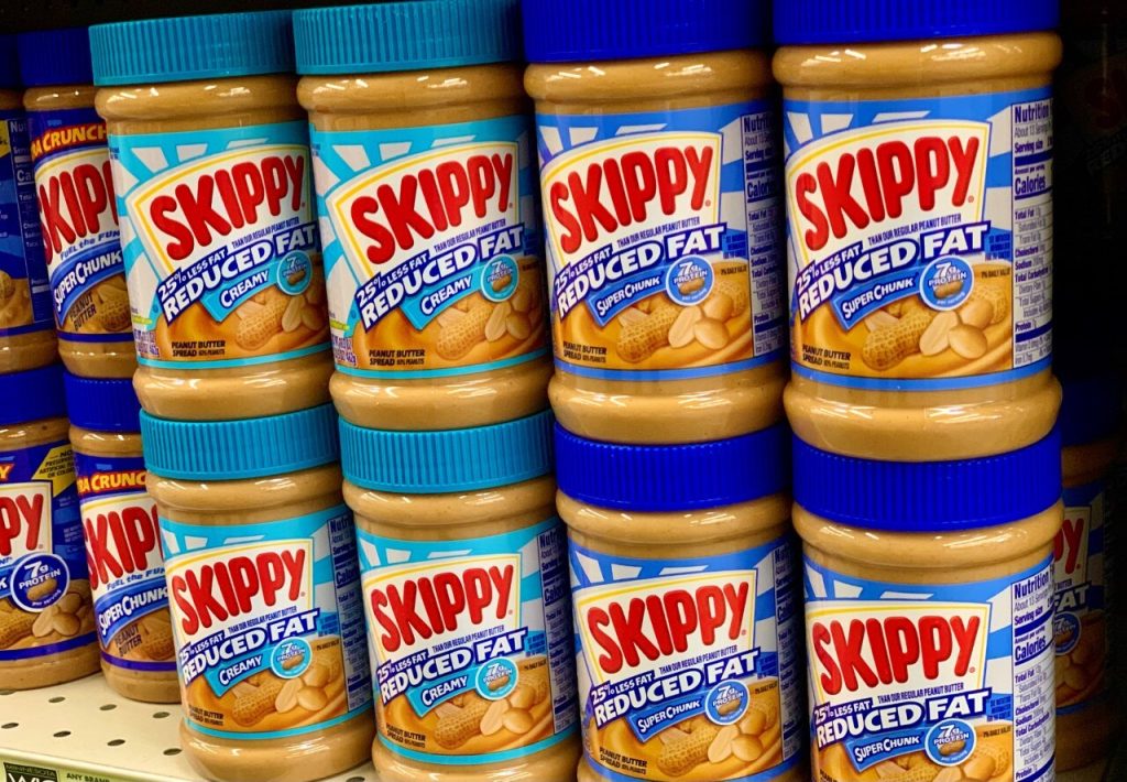 Skippy Peanut Butter ha sido retirado del mercado en 18 estados debido a posibles fragmentos de metal