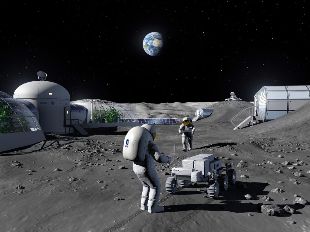 El suelo lunar se puede utilizar para generar oxígeno y combustible para los astronautas en la luna