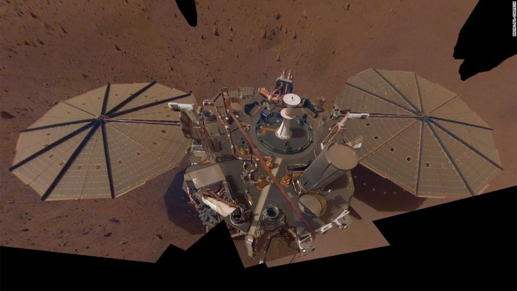 Los paneles solares cubiertos de polvo significan el final de la misión de la sonda a Marte de la NASA