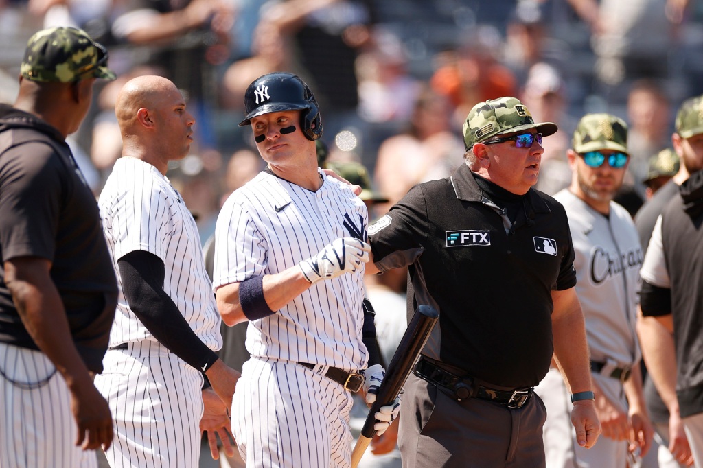 Josh Donaldson durante el juego Yankees-White Sox el sábado.
