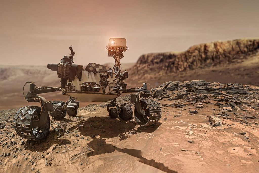 El rover de Marte adoptó accidentalmente una roca como mascota