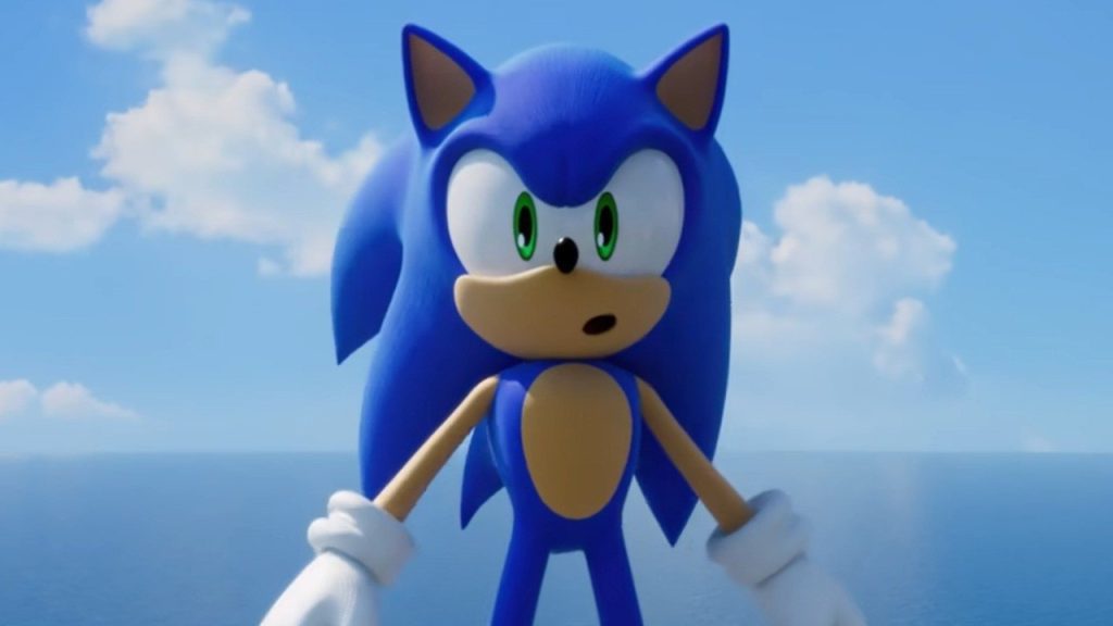 La pantalla de título de la demostración de Sonic Frontiers aparece en las redes sociales
