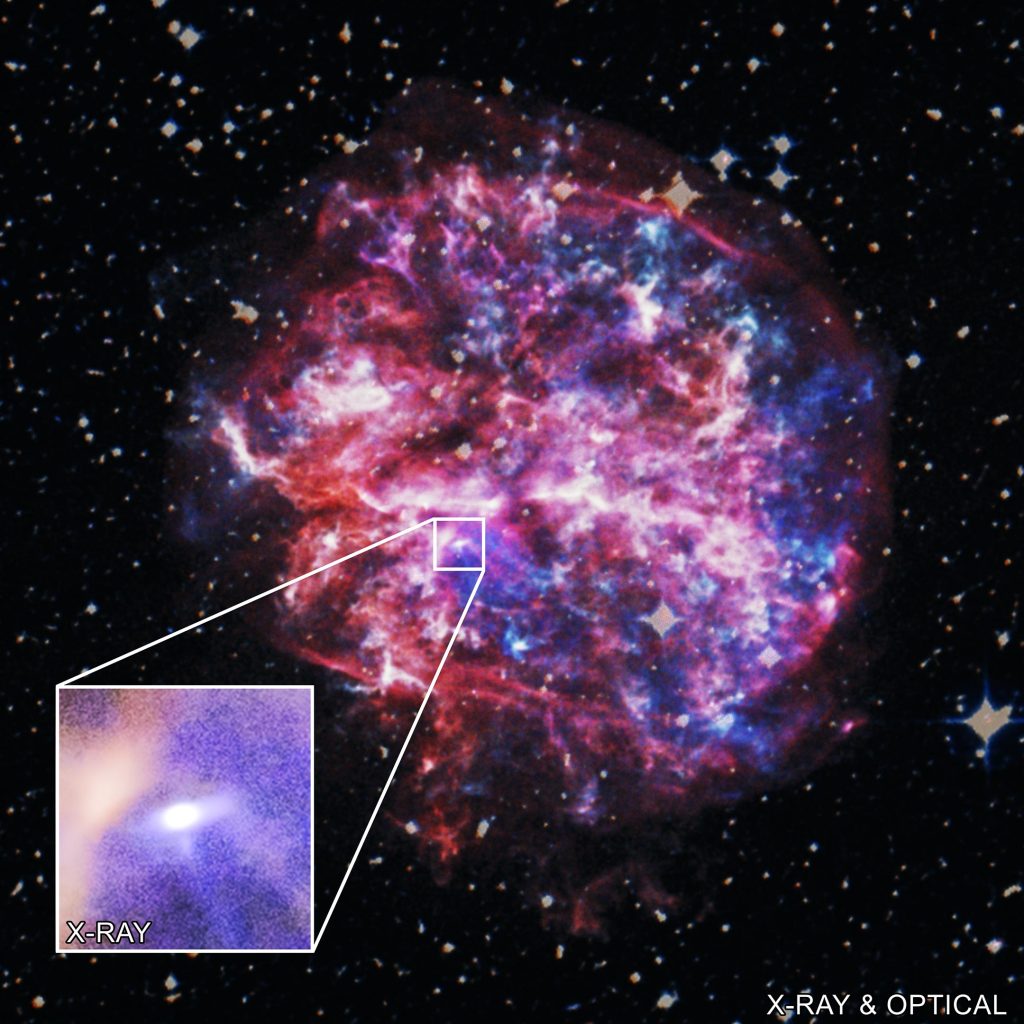Chandra de la NASA captura Pulsar en una trampa de velocidad de rayos X
