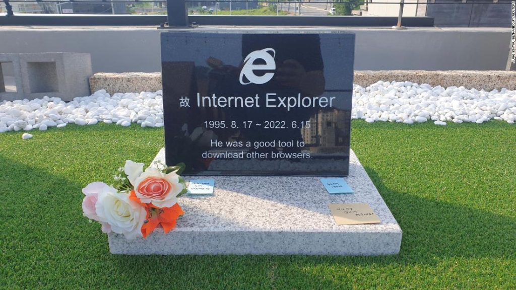 El lugar de descanso final de Internet Explorer: como una "broma global" en Corea del Sur