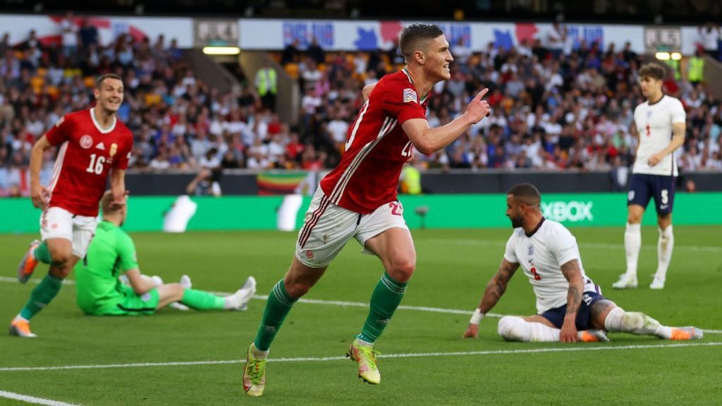 Inglaterra vs Hungría - Crónica del partido de fútbol - 14 de junio de 2022