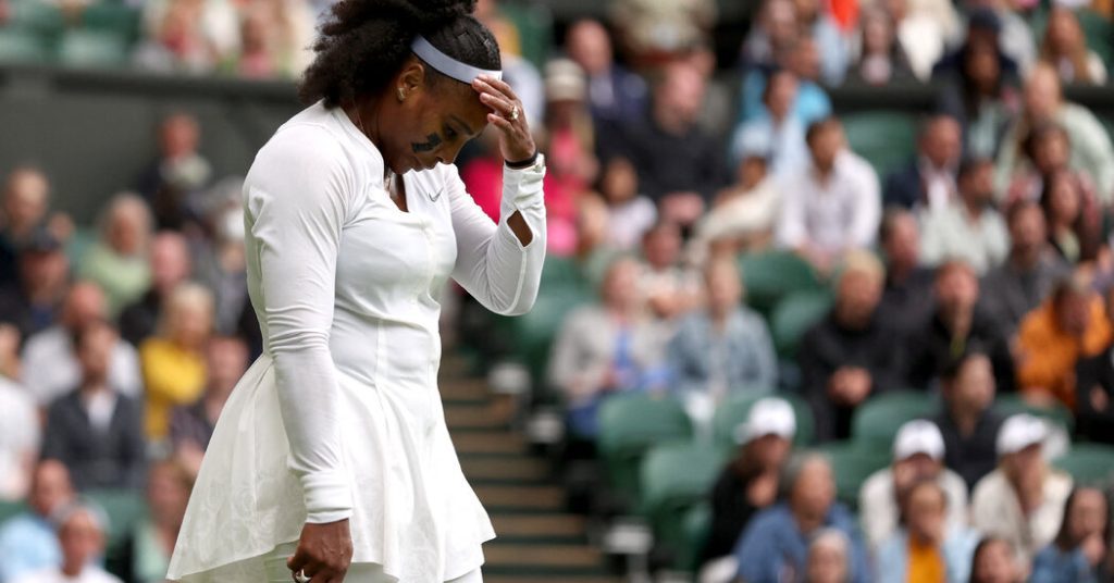 Serena Williams noqueó a Wimbledon en la primera ronda, otra vez