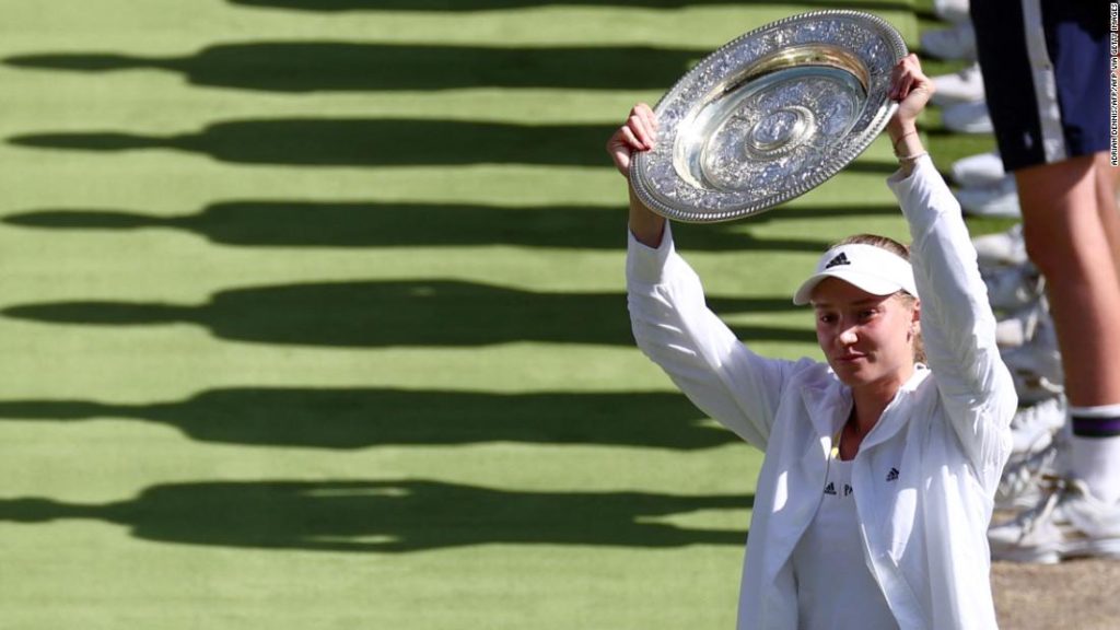 Elena Rybakina gana el título individual femenino de Wimbledon, su primer major y el primero para Kazajistán