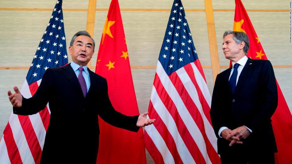 Blinkin le dijo a Wang Yi que Estados Unidos está preocupado por la "alineación" de China con Rusia
