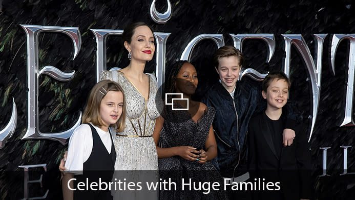 Angelina Jolie, Vivien Jolie-Pitt, Zahara Jolie-Pitt, Shiloh Jolie-Pitt y Knox Leon Jolie-Pitt