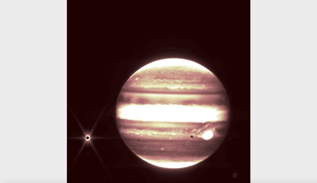 Nuevas imágenes de James Webb muestran los anillos, lunas y más de Júpiter