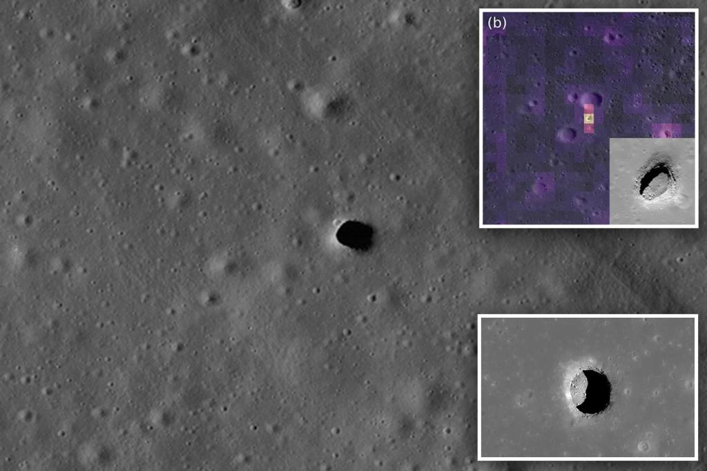 Las cuevas lunares podrían proporcionar refugio a los astronautas