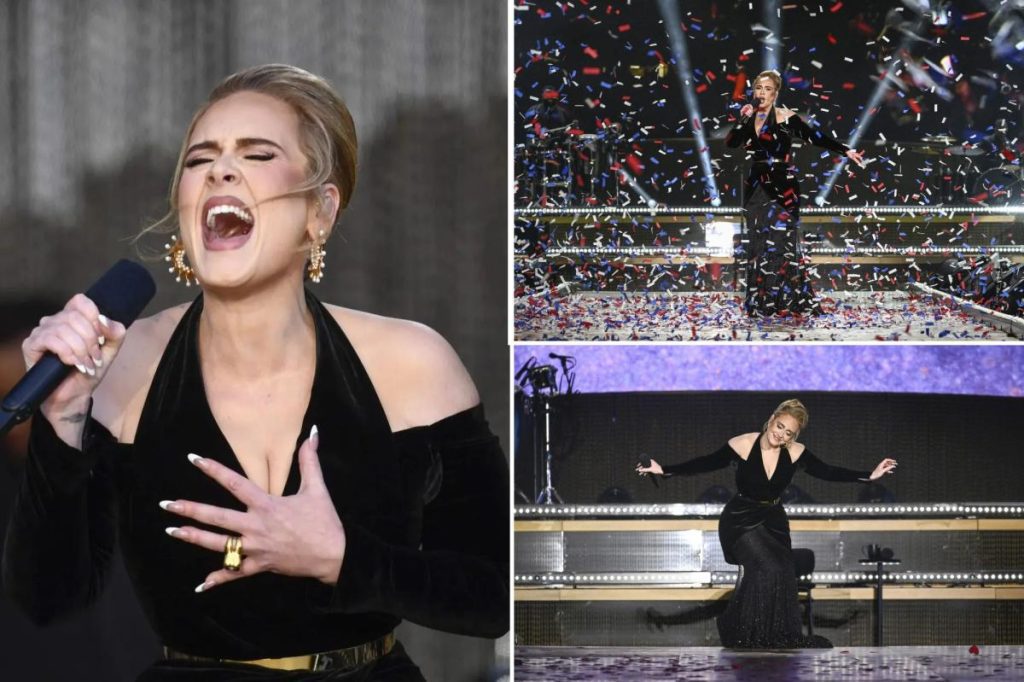 Adele lloraba mientras actuaba en BST Hyde Park en Londres
