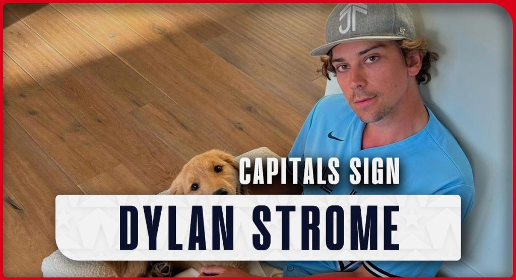 Capitals firma al puesto de segunda línea Dylan Strom por un año y $ 3.5 millones