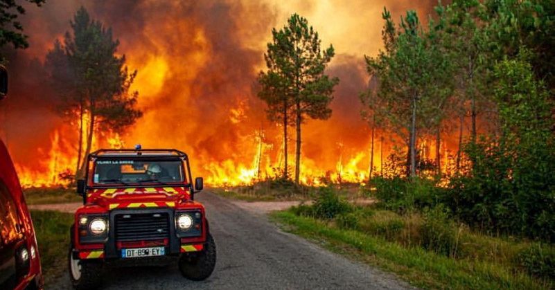 Incendios forestales estallan en Francia y España mientras olas de calor asolan Europa