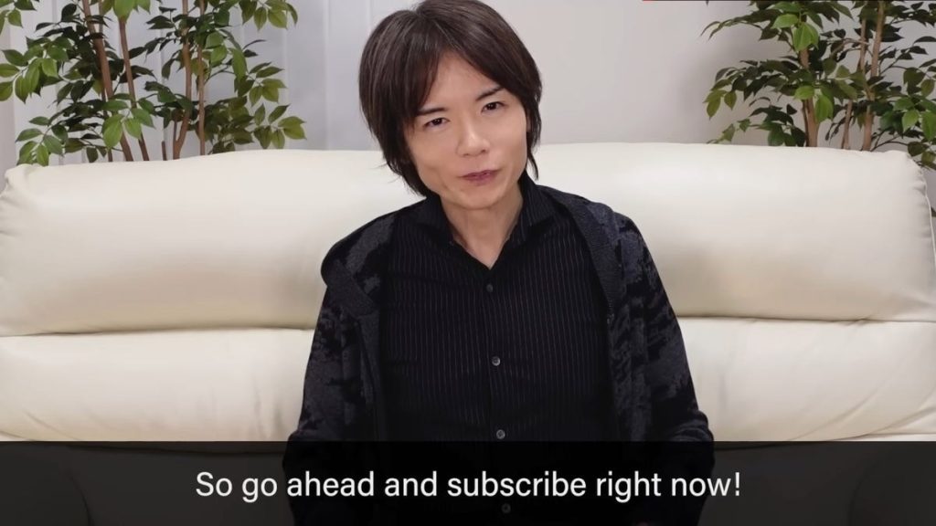 Sakurai, el creador de Smash Brothers, ahora es YouTuber y lo amo.
