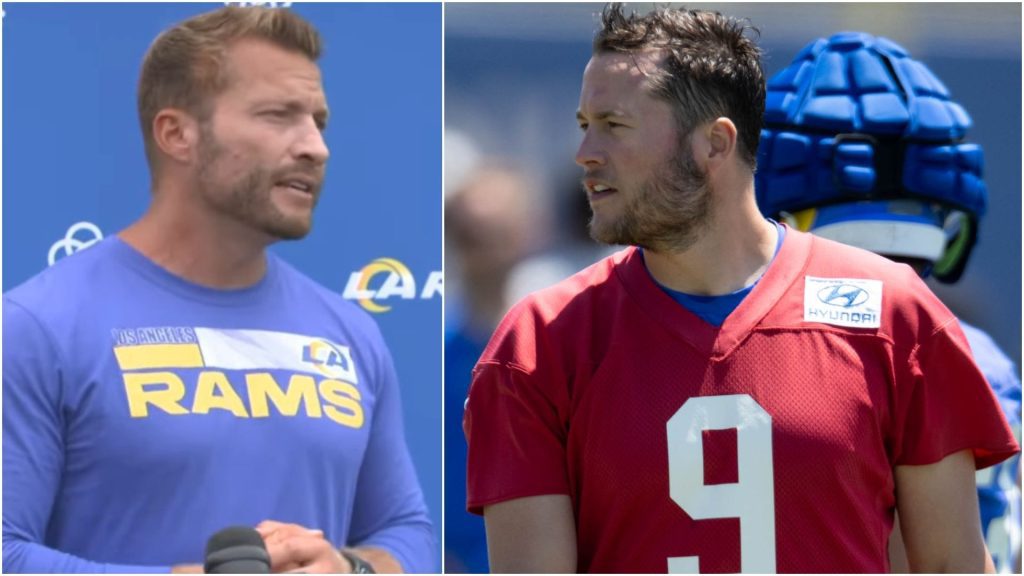 El entrenador de los LA Rams, Sean McVeigh, dice que el dolor en el codo de Matthew Stafford es "anormal para un mariscal de campo"