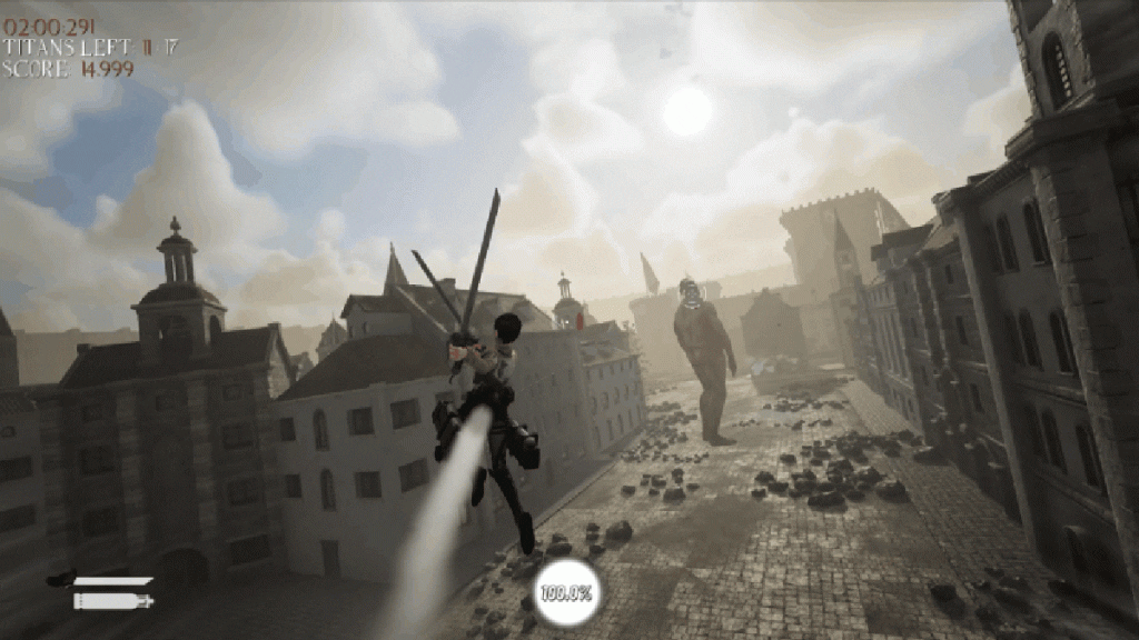 Fan construye su asombroso videojuego Attack on Titan para PC