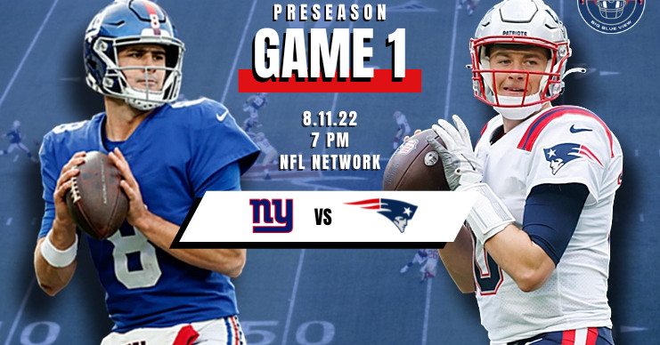 Giants-Patriots, primera semana preparatoria: actualizaciones en vivo