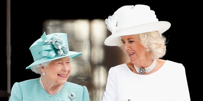 Camilla: la reina Isabel II tenía los ojos azules más hermosos