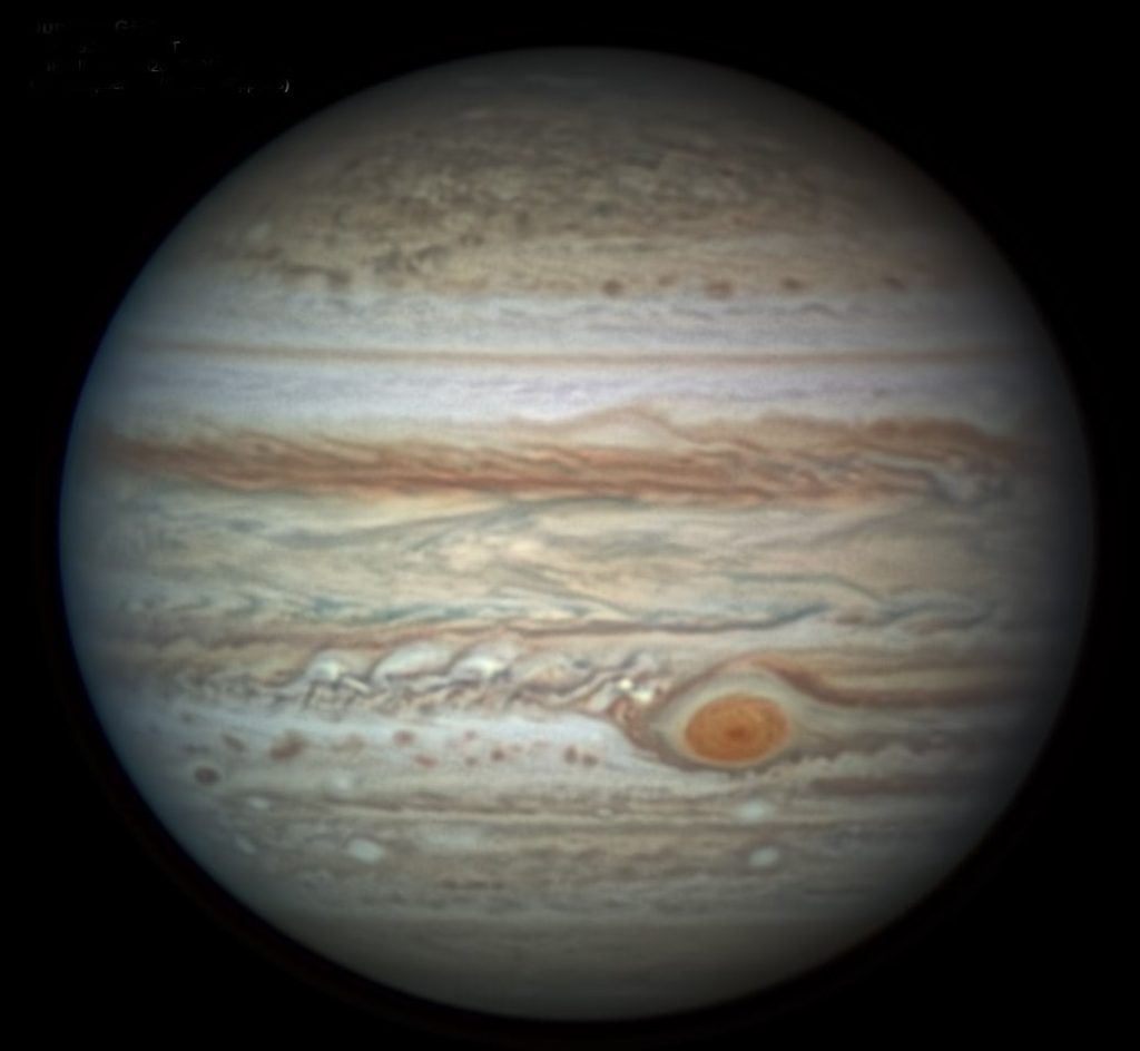 Júpiter parece ser el planeta más grande y brillante en 59 años el lunes