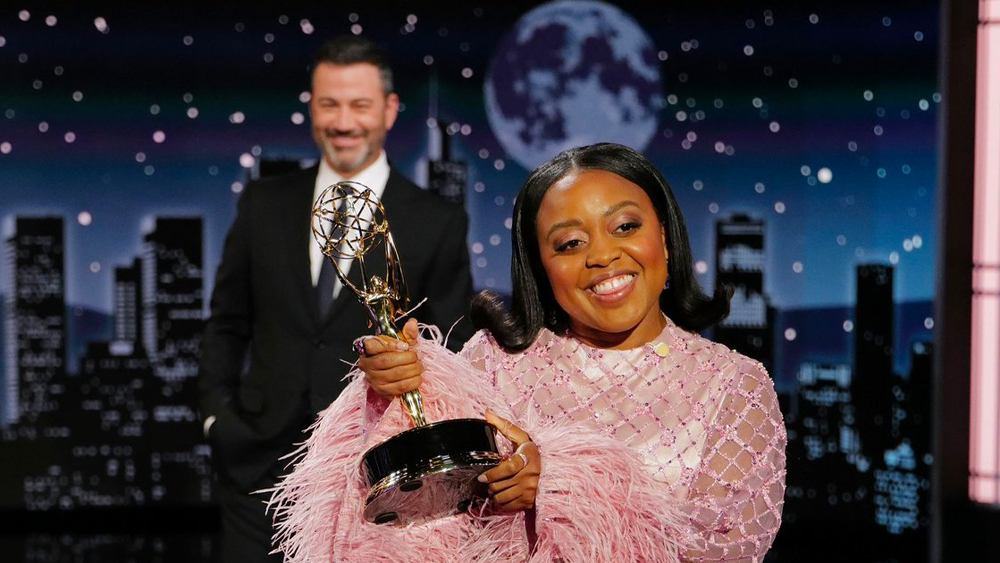 Quinta Bronson interrumpe monólogo de Jimmy Kimmel con show de Emmy - Fecha límite