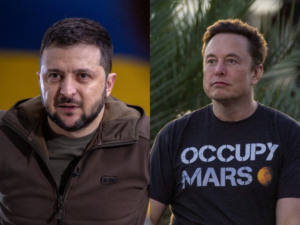 Zelensky nuevamente en la "loca" encuesta de Twitter de Elon Musk sobre la paz entre Rusia y Ucrania