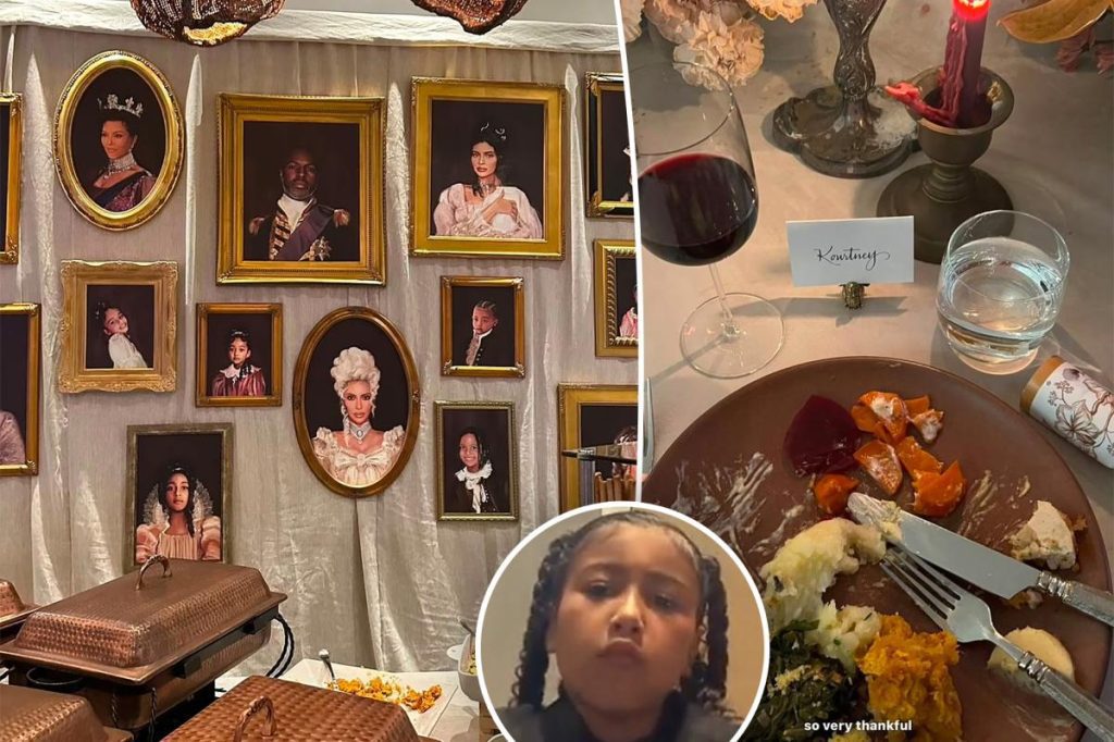North West Kardashian detalla el Día de Acción de Gracias con fotos reales