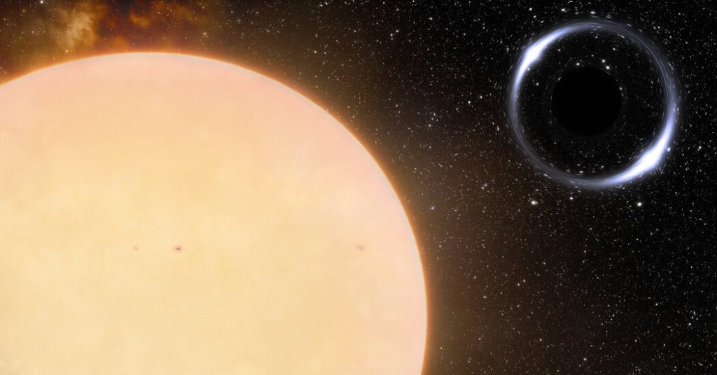 Los astrónomos encuentran un agujero negro en el patio trasero cósmico