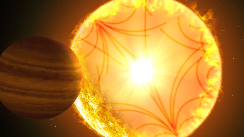 El exoplaneta condenado será aniquilado cuando se convierta en una estrella